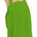 Terry Cotton Girl Spa Wrap, Lime - Small
