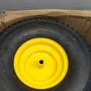 (2-Pack) 20x8.00-8 Rear Tire and Wheel Assemblies - 4 Ply Tubeless Tire Compatible Replacement for Riding Lawn Mowers - 3/4" Borehole, 3.5" Offset Hub and 3/16" Keyway