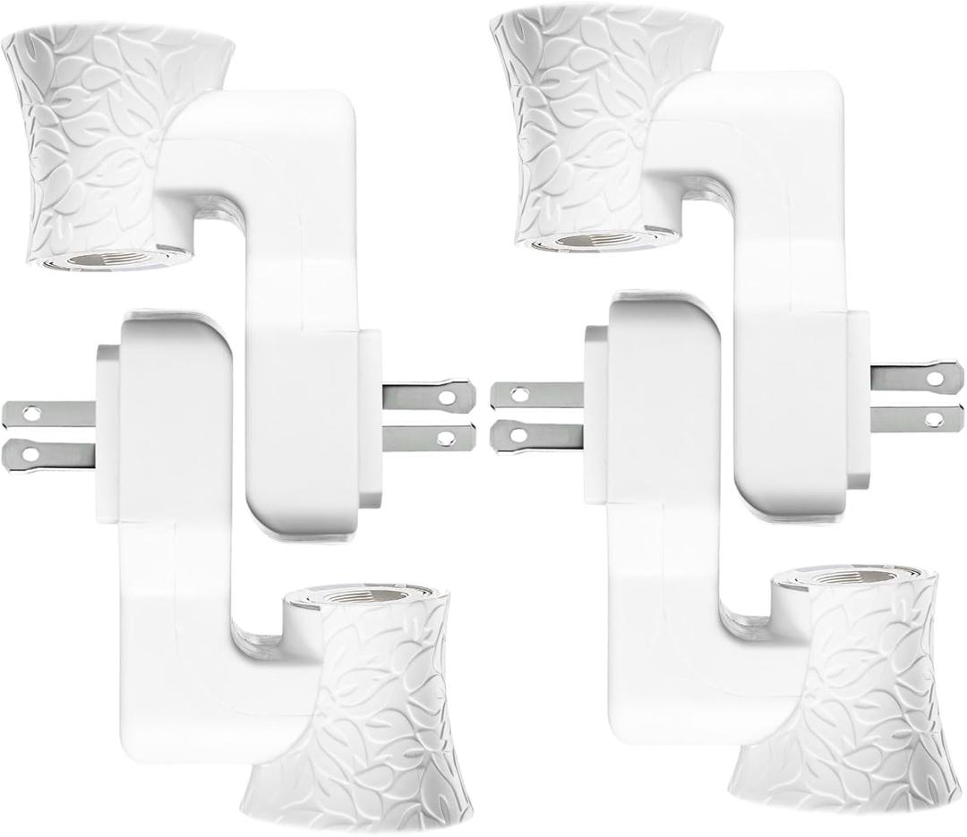 4 Packs Plug in Air Freshener Compatible with Bath and Body Works WallFlower Fragrance, Wall Plug Scent Diffuser, CE EMC ETL Certified, Rotatable, Silent for Bedroom Home Office 4 Packs Plug in Air Freshener Compatible with Bath and Body Works WallFlower Fragrance, Wall Plug Scent Diffuser, CE EMC ETL Certified, Rotatable, Silent for Bedroom Home Office