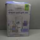Ubbi Diaper Changing Value Gift Set, Includes White Diaper Pail, Absorbing Gels, Travel Changing Mat, Pail Waste Bags, On-the-Go Waste Sacks & Bag Dispenser, & Baby Wipes, Baby Registry Gift
