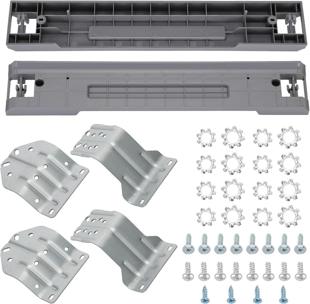 2024 UPGRADED SKK-8K & SKK-7A Stacking Kit for Samsung's 27" Wide Front Load Washer and Dryer Combo - Samsung Stackable Washer Dryer Kit Including All Parts - Replace for SK-5A SK-5AXAA