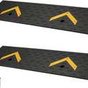 Rubber Curb Ramps 3 in Rise 2 Pack
Threshold Ramp for Driveway Wheelchair Riding Mower Doorways Garage Sidewalks,Ramps for Car Truck Motorcycle Bike,7000lb Load