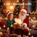 Aogist Christmas String Lights, 16ft 50 LED Battery Powered Santa Claus Christmas Decoration Lights for Indoor Outdoot Party Festival Christmas Decorative (Santa Claus, 1)