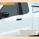Aunginsy Exterior Door Handle Trim Cover Compatible with Nissan Frontier 2022-2025, Front Rear Outside Door Grab Handle Panel Decorative Cover Protector Shell ABS Accessories, Without Smart Key Hole