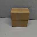 2 x Protective case for labubuCrystal-Clear Hard Display Box Acrylic Case Cover Accessories with Keychain for Shelf and Outdoor Showcase (Doll Not Included) (Standing)