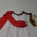 fun shack Kids Greek Goddess Costume for Girls, Athena Costume for Kids, Girls Goddess Outfit, Mythical Dress (X-Large, White)