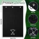 2 x 3 Pcs Golf Gifts for Dad Men Husband Best Dad by Par Accessories Set Kit Include 12 oz Tumbler Tee Holder with Wood Golf Tee and Black Towel for Thanksgiving Day Christmas Birthday Gifts