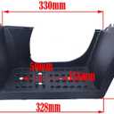 1 Pair Plastic Foot Rest, ATV Footrest Suitable for Small Dinosaur 50cc/70cc/90cc/110cc Quad