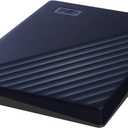 WD 2TB My Passport for Mac, Navy, Portable External Hard Drive with backup software and password protection, USB 3.1/USB 3.0 compatible - WDBA2D0020BBL-WESN
