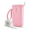 DEEPIN Label Maker Machine Portable Bluetooth Label Maker with Tape, Thermal Label Printer Multiple Templates for Phone, Mini Label Sticker Printer for Business Office Organization Pink