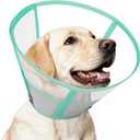 Soft Dog Cone Alternative After Surgery, Elizabethan Pet Recovery Collar for Small Medium Large Dogs, Comfortable Dog Head Cone to Stop Licking