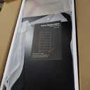 Sweetcrispy 7 Drawer Chest Mobile Storage Cabinets Wooden Dresser with Wheels Room Organization Furniture for Office Home, Black Wood (15.8"D x 18.7"W x 34.3"H (7 Drawers))