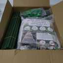 Garden Mesh Netting Kit, 10 * 30FT Ultra Fine Plant Netting Covers with 6 Pcs Garden Hoops & 18 Clips, Row Cover Net Protection for Tree Fruit Barrier Vegetable Fruits Flowers Shrubs Plant Covers Net