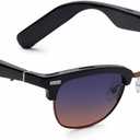 Nautica Spyglass Smart Sunglasses for Men & Women - Wireless Smart Glasses with Open Ear Speakers and Microphone, Polarized UV400 Lenses - Brown to Blue Gradient (Standard)