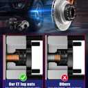 6x5.5 Hubcentric Wheel Spacers for 1995-2023 Tacoma 1989-2024 4Runner with ET Lug Nuts, 1.5 inch 6x139.7 Forged Spacer with 12x1.5 Studs & 106mm Hub Bore Tundra FJ Cruise Fortuner Sequoia GX460 GX470