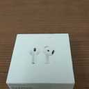 Apple AirPods 4 Wireless Earbuds, Bluetooth Headphones, Personalized Spatial Audio, Sweat and Water Resistant, USB-C Charging Case, H2 Chip, Up to 30 Hours of Battery Life, Effortless Setup for iPhone