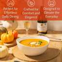 Sweese 42oz Porcelain Serving Bowls - Set of 4, 8-Inch White Bowls for Salad, Soup, Pasta & More - Microwave, Dishwasher & Oven Safe