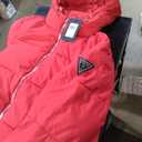 GUESS Women's Elly Padded Jacket (Red, M)
