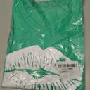 Women's St. Patrick's Day Crop Top St. Paddy's Day Shirt Irish Shirts Shamrock Graphic Long Sleeve Crop Tops for Teen Girls (La-green) M