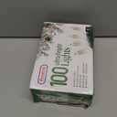 PREXTEX 100 Count Clear Christmas Lights - 20 ft Ultra Bright String Lights with Green Wire for Indoor and Outdoor Use, Christmas Trees, Holidays, Patios and Garden