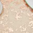 2 x Rose Gold Glitter Table Runner - 11'' x 30 Feet, Metallic Mesh for Wedding, Bridal Shower, Baby Shower & Party Decorations