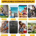 Stadium Approved Clear Backpack, Heavy Duty Transparent Bag for Concerts, Events, College & Workplace - Black