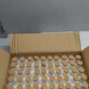 50 Pack 40 ml Glass Cloche Dome, 3 Inch Small Glass Bottles with Cork Stoppers, Decoration Message Bottle Vial Cork for Candy, DIY Art Crafts, Wedding Party Favors