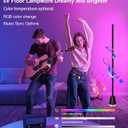 2Pcs Corner Floor Lamp,Smart RGB LED Corner Lamp with App and Remote Control,16 Million Colors & 68+ Scene,Music Sync,Timer Setting,Ideal Standing Lamp for Living Room,Bedrooms,Gaming Rooms