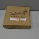 Flameless LED Candles with Timer 5 Pc Flickering Flameless Candles for Romantic Ambiance and Home Decoration Stable Acrylic Shell,with Embedded Star StringBattery Operated CandlesIvory