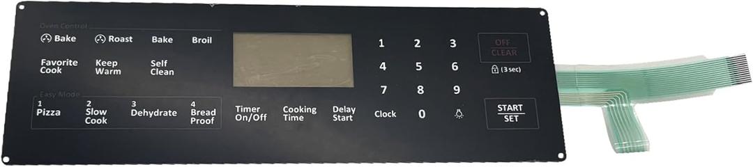 Trucktok DG34- 00027B Membrane Switch Touchpad Replacement for Range Oven DG34-00027A PS 11735749 AP 5986689