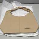 NEWBELLA Women's Hobo Bags Vegan Leather Shoulder Bag with Wide Strap, Multiple Zipper Pockets