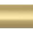 OLV Gold Curtain Rods for Windows 66 to 120 Inch, 1 Inch Modern Easy Install Adjustable Window Treatment Rods with End Cap Design, Heavy Duty Single Decorative Drapery Pole for Living Room, Bedroom