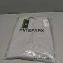 PINSPARK Womens Fleece Wide Leg Sweatpants High Waisted Athletic Sweat Pants Winter Baggy Workout Pant with 2 Pocket (Gray, S)