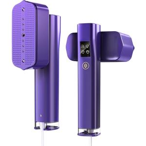 Travel Steamer for Clothes Portable Mini: 2 In 1 Portable Garment, Fast Heat-up, LCD Display, 100ml Water Tank, 1200W Light Travel Size Garment Steamer - Clothes Steamer Handheld (8 * 4 Inch)