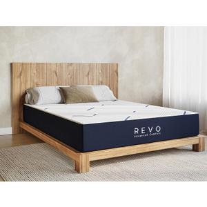 REVO Sleep Gel Memory Foam Mattress, 12-Inch Queen Cooling Mattress with Pressure-Relieving Gel Foam, Contouring Support & Breathable Comfort for Restful Sleep