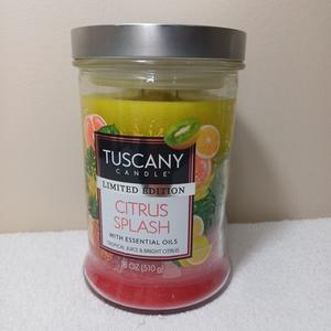 Tuscany Candle Citrus Splash: Tropical Scented Spring Candle, 18 oz