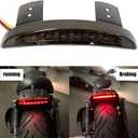 Motorcycle Chopped Rear Fender Edge LED Brake License Plate Tail Light Stop Running Light Turn Signal Lamp for Harley Sportster XL883N 1200N XL1200V XL1200X