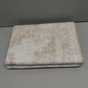 Area Rug 2x3 Vintage Rug: Small Washable Indoor Medallion Entryway Rug Low Pile Distressed Floor Carpet Retro Accent Doormat for Bedroom Bathroom Hallway Kitchen Home Office(Beige, 2'x3')