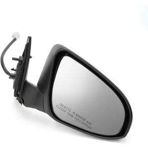 For Toyota Camry 2015 2016 2017 Door Mirror Passenger Side | Power | Heated | Paint To Match | Replacement For 87901-06040 | 87915-06060-C0 | 87902-06020 | TO1321320