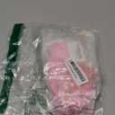 Honeydak 11 Pcs Pink Bow 1st Birthday Cake Topper with Wood Pole Handmade Pennant Flags with 10 Bow Ribbon Suitable for Baby Shower Favors, Gender Reveal, Baby Photo Booth Props