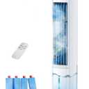 Portable Air Conditioners for Room, 3-in-1 Evaporative Air Cooler, Fast Cooling Portable AC Unit/24H Timer, Remote Oscillating Tower Fan, 4 Modes 3 Speeds, Quiet Swamp Cooler for Bedroom Office