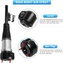 Rear Right Air Suspension Strut Shock Absorber for Mercedes-Benz W221 S350 S400 S450 S550 S600 CL550 CL600 CL63 CL65 AMG Replaces OE 2213205613 2213202213