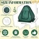 4 Pack 28" x 28" x 32" Pop up Plant Covers with Zipper Door and Stakes, Garden Netting, Crop Cage Against Birds, Small Animals and Direct Sunlight