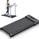 Walking Pad, Under Desk Treadmill for Home Office, 2.5HP Walking Pad with 300lb Weight Capacity, Portable Teadmill with Remote Control, LED Display
