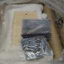 5-in-1 Cat Wall Shelves, Multi-Level Cat Climbing Furniture, Perch & Lounge for Indoor Cats, Space-Saving Wall Mounted Shelves for Play & Rest (Natural Wood) - White