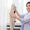 Garneck Telescopic Clothesline Pole: 19-50Inch Adjustable Clothes Hook Rod Aluminum Alloy Drying Stick for High Reach Garment Detachable Laundry Hanger for Shutters Ceiling