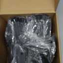 8 Pack Black Stair Handrail Bracket for Square Wood Railing, Wall Mount Flat Support, Stainless Steel, No Screws