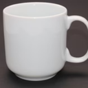 6 pcs White Ceramic Coffee Mugs 11oz Blank Ceramic Classic Drinking Cup Mugs For Milk Tea Cola Water