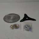 10" x 3 Teeth Carbon Steel Brush Cutter Blades 10" x 80T Weed Trimmer Blade Head for Weed Eater Blades with Adapter Kit Compatible with Husqvarna, Stihl Brush Cutter, Trimmer, Weed Wacker