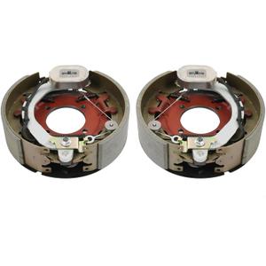 12-1/4" X 3-3/8" (12.25" X 3.375") Electric Trailer Brake Assembly Pair for 8000 LBS (8K) Trailer Axles Left and Right Electric Trailer Brakes